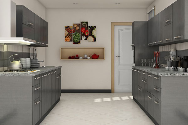 Parallel Shaped Kitchen